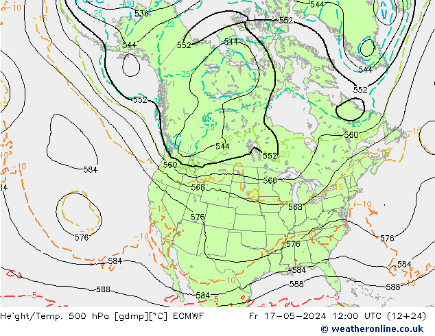 Z500/Rain (+SLP)/Z850 ECMWF Sex 17.05.2024 12 UTC