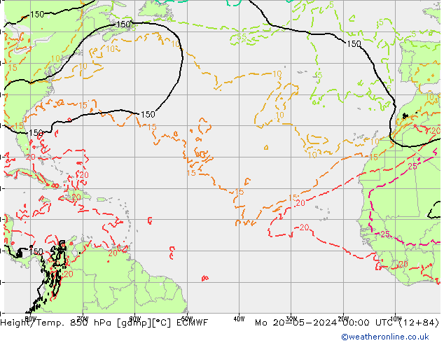 Z500/Regen(+SLP)/Z850 ECMWF ma 20.05.2024 00 UTC