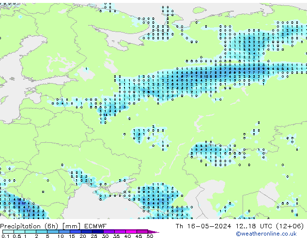 Z500/Yağmur (+YB)/Z850 ECMWF Per 16.05.2024 18 UTC