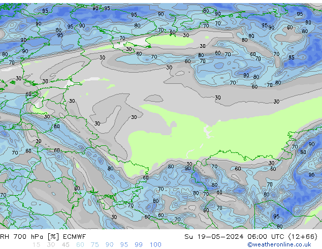 RV 700 hPa ECMWF zo 19.05.2024 06 UTC