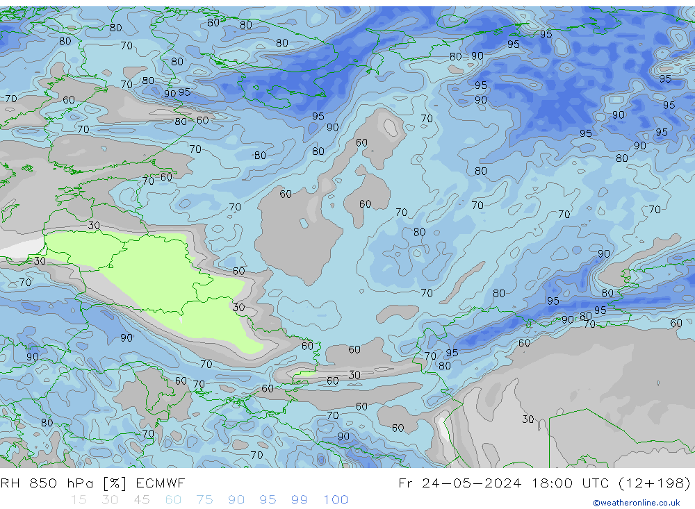 850 hPa Nispi Nem ECMWF Cu 24.05.2024 18 UTC