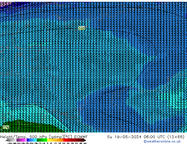 Z500/Rain (+SLP)/Z850 ECMWF nie. 19.05.2024 06 UTC