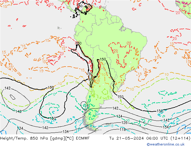 Z500/Rain (+SLP)/Z850 ECMWF mar 21.05.2024 06 UTC