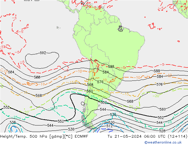 Z500/Rain (+SLP)/Z850 ECMWF mar 21.05.2024 06 UTC