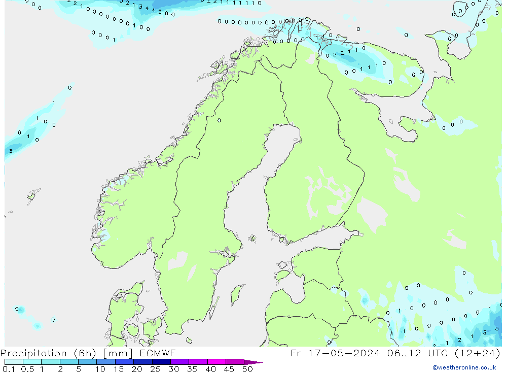 Z500/Rain (+SLP)/Z850 ECMWF пт 17.05.2024 12 UTC