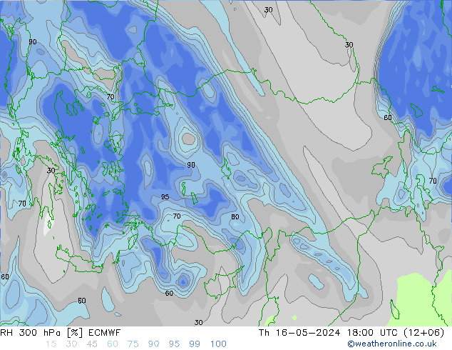 300 hPa Nispi Nem ECMWF Per 16.05.2024 18 UTC