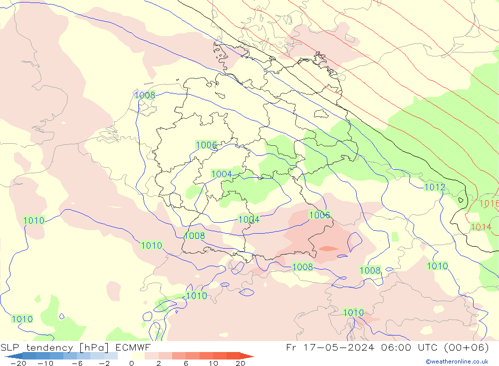 变压 ECMWF 星期五 17.05.2024 06 UTC