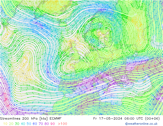  200 hPa ECMWF  17.05.2024 06 UTC