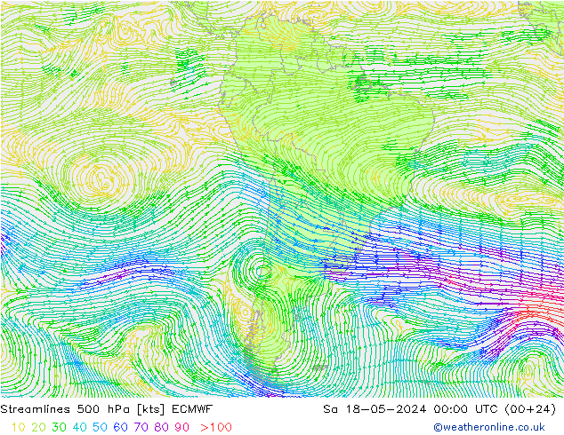  500 hPa ECMWF  18.05.2024 00 UTC