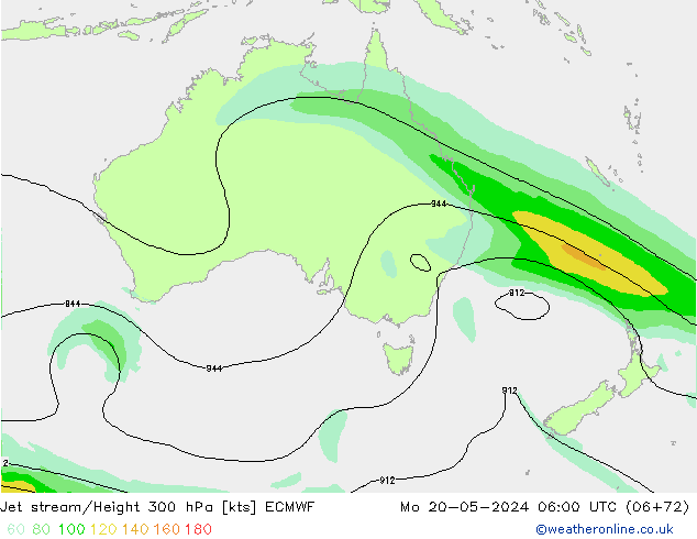 джет ECMWF пн 20.05.2024 06 UTC