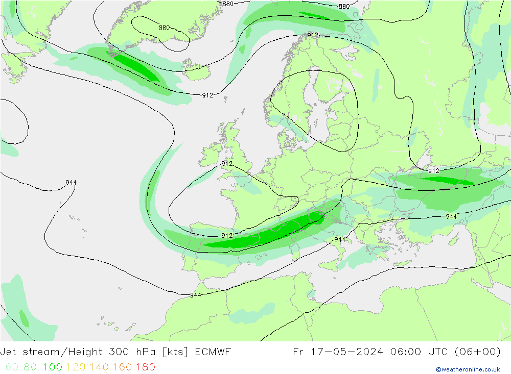 Courant-jet ECMWF ven 17.05.2024 06 UTC