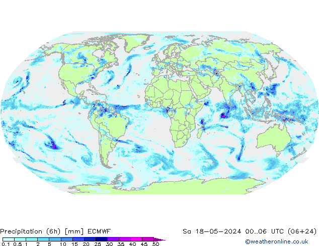 Z500/Rain (+SLP)/Z850 ECMWF so. 18.05.2024 06 UTC