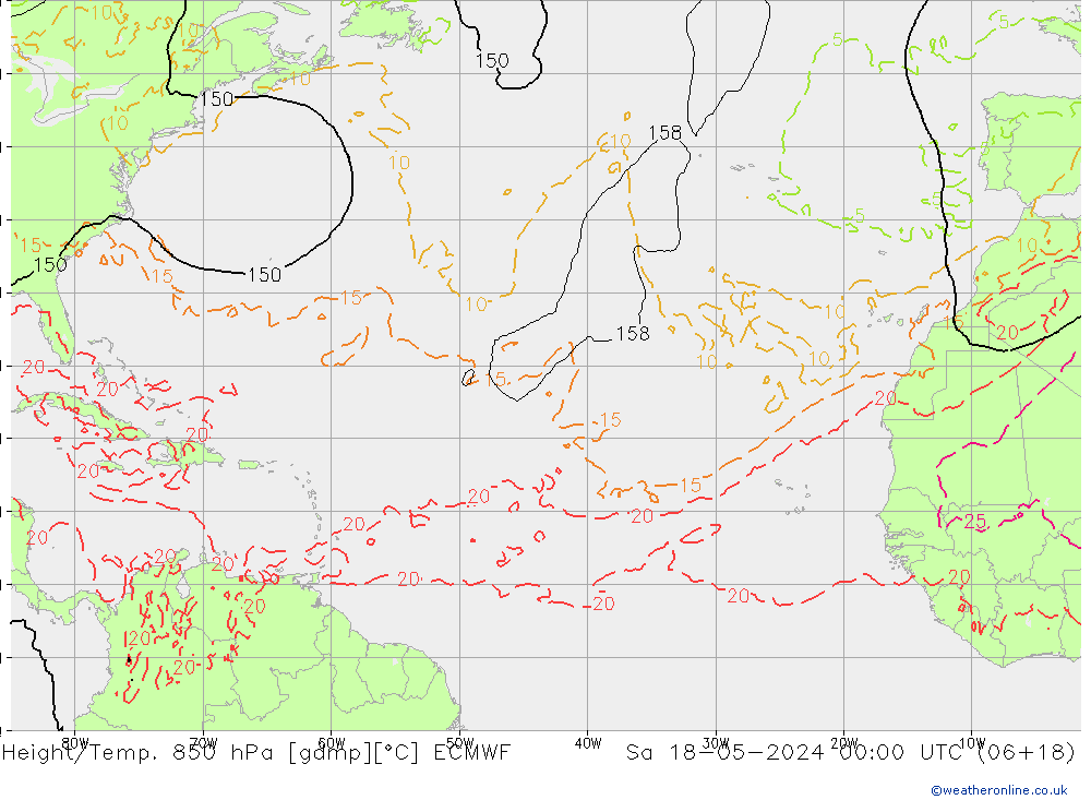 Z500/Rain (+SLP)/Z850 ECMWF So 18.05.2024 00 UTC