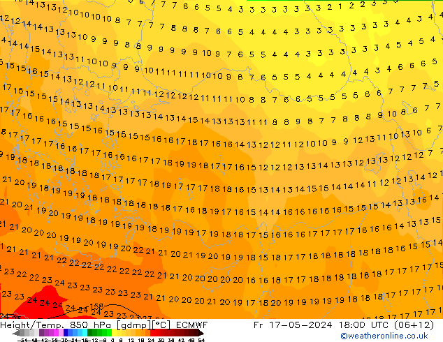 Z500/Rain (+SLP)/Z850 ECMWF Pá 17.05.2024 18 UTC