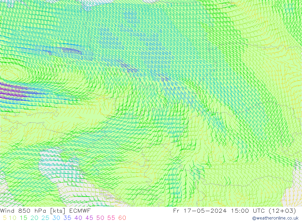  850 hPa ECMWF  17.05.2024 15 UTC