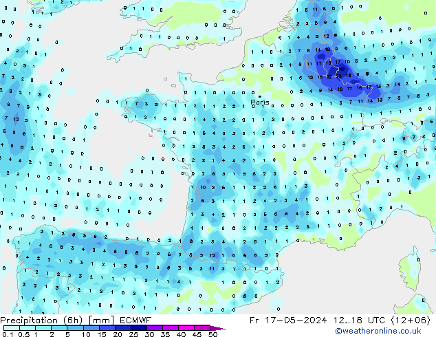 Z500/Rain (+SLP)/Z850 ECMWF ven 17.05.2024 18 UTC