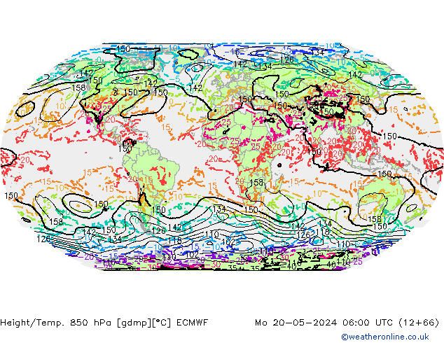 Z500/Rain (+SLP)/Z850 ECMWF Mo 20.05.2024 06 UTC