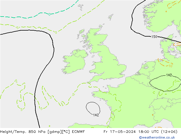 Z500/Rain (+SLP)/Z850 ECMWF pt. 17.05.2024 18 UTC