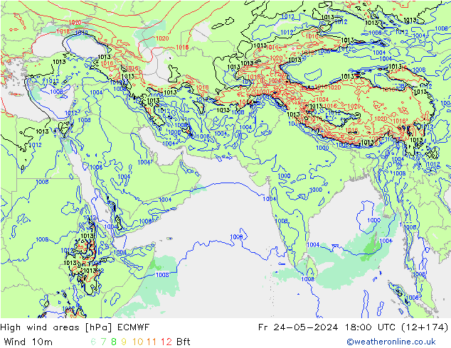 Sturmfelder ECMWF Fr 24.05.2024 18 UTC
