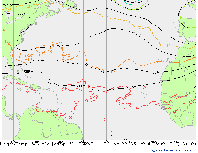 Z500/Rain (+SLP)/Z850 ECMWF Seg 20.05.2024 06 UTC