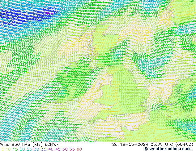 Wind 850 hPa ECMWF So 18.05.2024 03 UTC