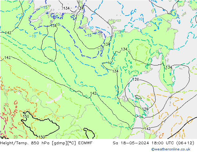 Z500/Rain (+SLP)/Z850 ECMWF so. 18.05.2024 18 UTC
