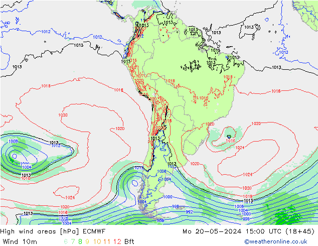 High wind areas ECMWF Seg 20.05.2024 15 UTC