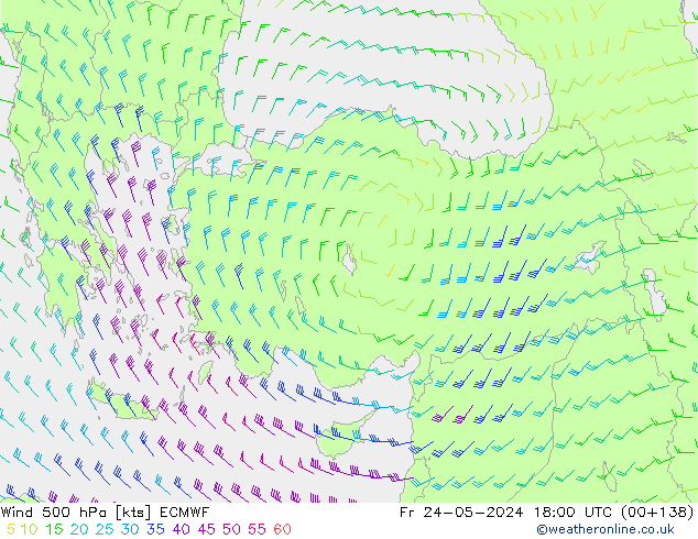 Wind 500 hPa ECMWF vr 24.05.2024 18 UTC