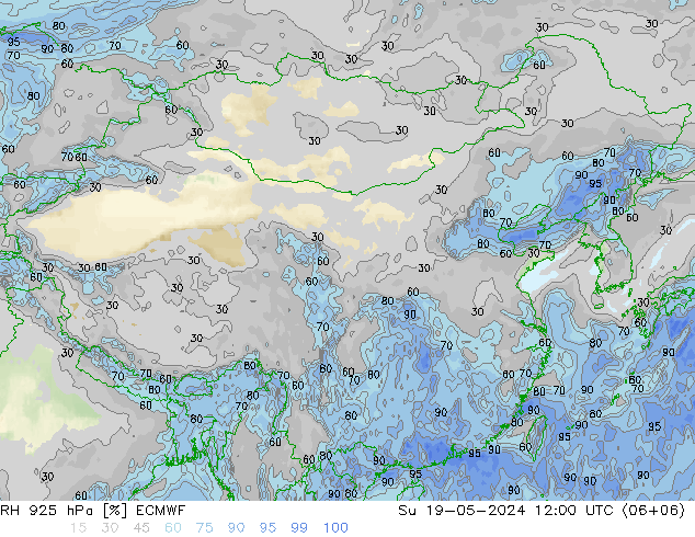 RV 925 hPa ECMWF zo 19.05.2024 12 UTC