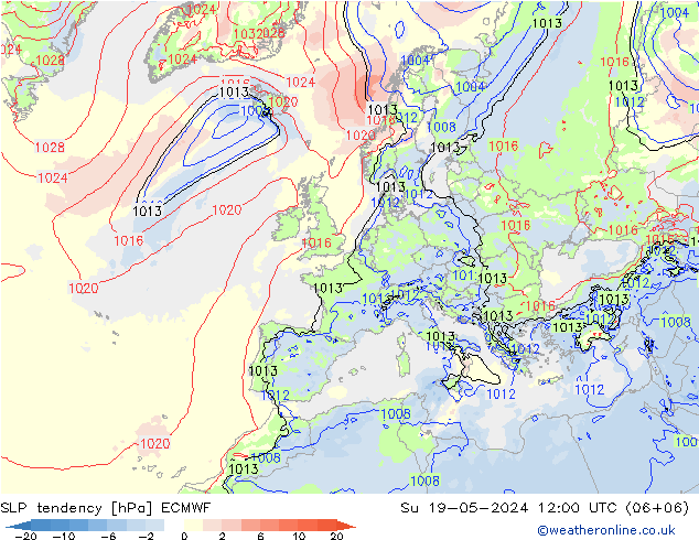 变压 ECMWF 星期日 19.05.2024 12 UTC