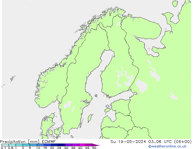 Precipitación ECMWF dom 19.05.2024 06 UTC