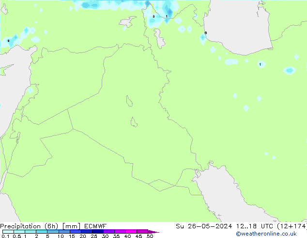 Z500/Rain (+SLP)/Z850 ECMWF Dom 26.05.2024 18 UTC