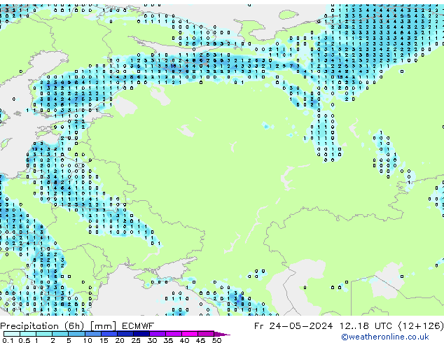 Z500/Yağmur (+YB)/Z850 ECMWF Cu 24.05.2024 18 UTC