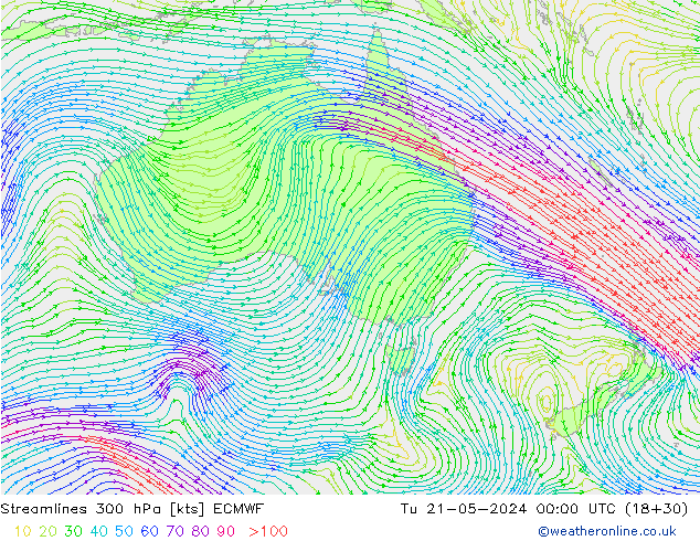  300 hPa ECMWF  21.05.2024 00 UTC