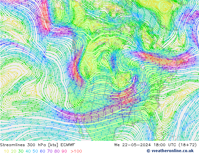  300 hPa ECMWF  22.05.2024 18 UTC