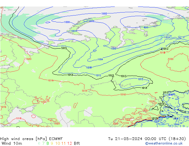 Sturmfelder ECMWF Di 21.05.2024 00 UTC