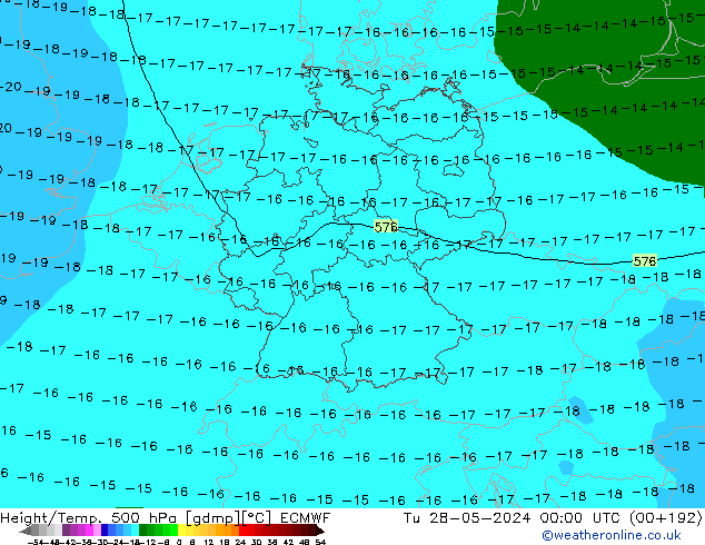 Z500/Rain (+SLP)/Z850 ECMWF Di 28.05.2024 00 UTC