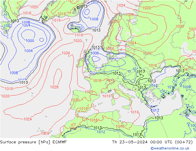      ECMWF  23.05.2024 00 UTC