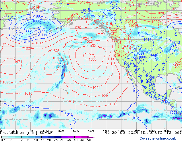 Niederschlag ECMWF Mo 20.05.2024 18 UTC