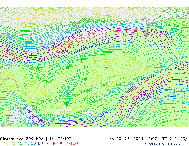  300 hPa ECMWF  20.05.2024 12 UTC