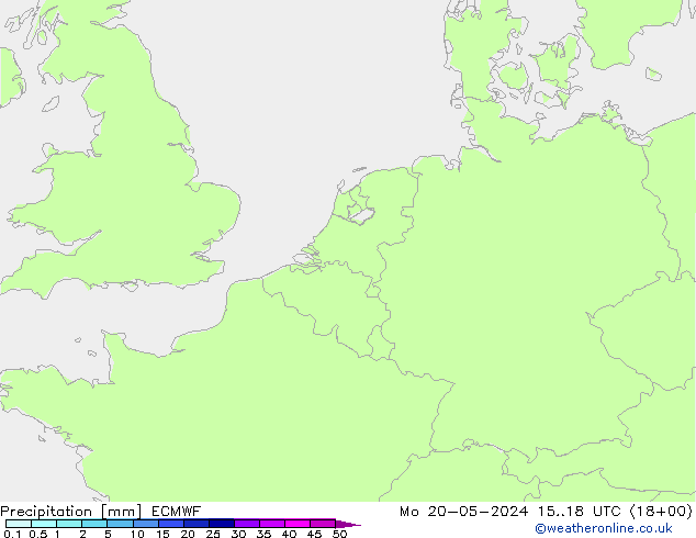 precipitação ECMWF Seg 20.05.2024 18 UTC