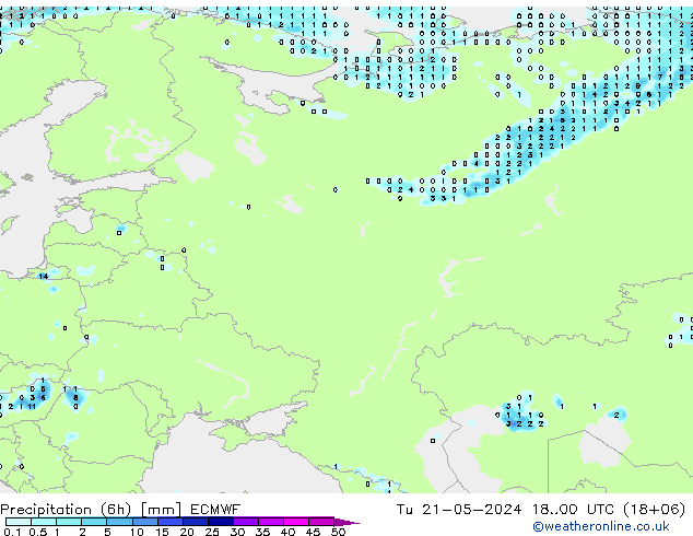 Z500/Rain (+SLP)/Z850 ECMWF Ter 21.05.2024 00 UTC