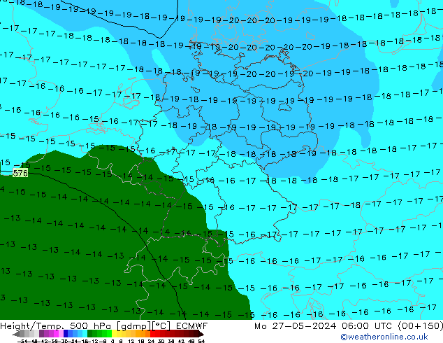 Z500/Rain (+SLP)/Z850 ECMWF Seg 27.05.2024 06 UTC