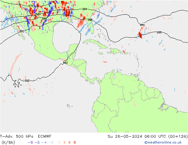 T-Adv. 500 hPa ECMWF So 26.05.2024 06 UTC