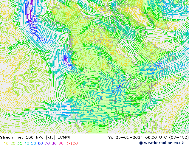  500 hPa ECMWF  25.05.2024 06 UTC