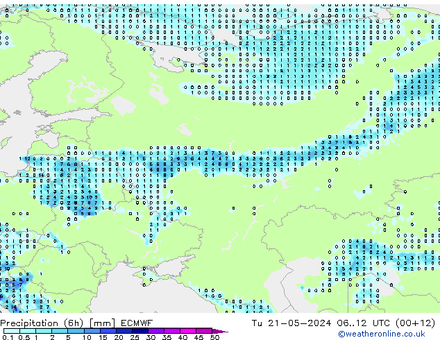 Z500/Rain (+SLP)/Z850 ECMWF mar 21.05.2024 12 UTC