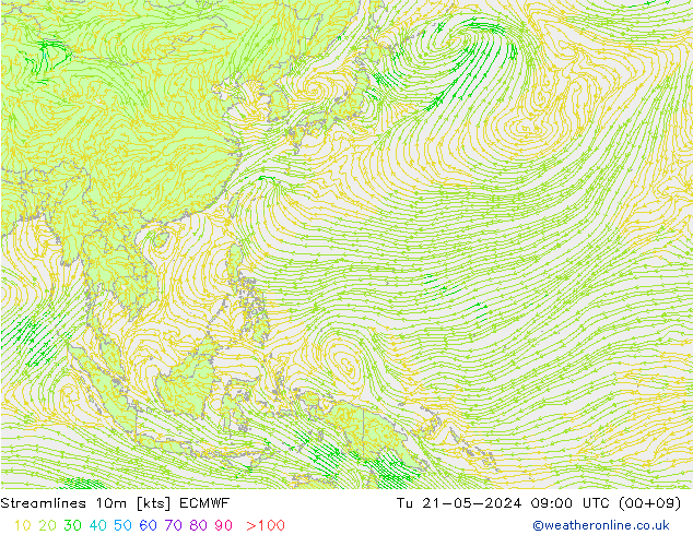  10m ECMWF  21.05.2024 09 UTC