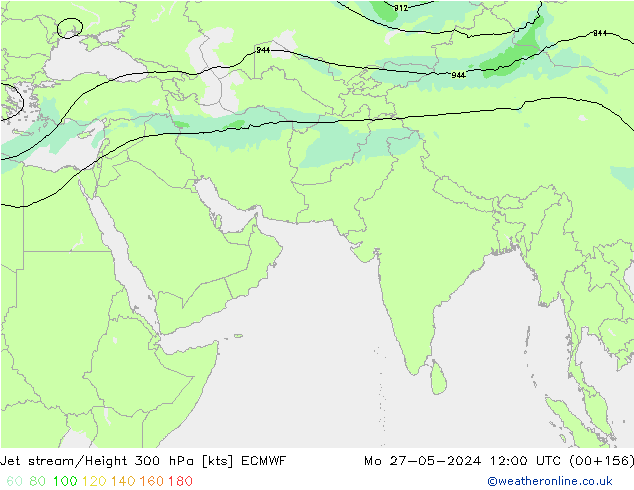 джет ECMWF пн 27.05.2024 12 UTC