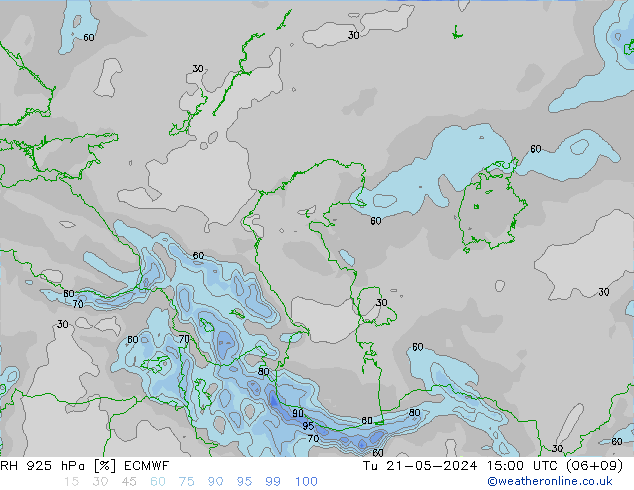 925 hPa Nispi Nem ECMWF Sa 21.05.2024 15 UTC