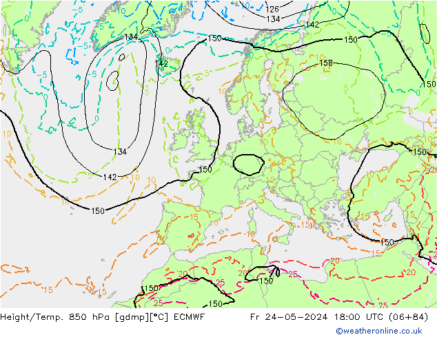 Z500/Rain (+SLP)/Z850 ECMWF pt. 24.05.2024 18 UTC